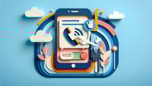 Paper art illustration related to Phone Call Request Form Template and FormCreatorAI