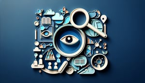 Colorful paper art illustration for article on Teacher Observation Form Template and FormCreatorAI.