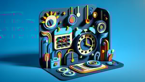 Paper art illustration featuring an appointment request form with blank fields and a pen for FormCreatorAI article