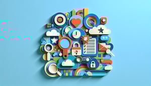 Paper art illustration depicting a deviation request form for FormCreatorAI article.