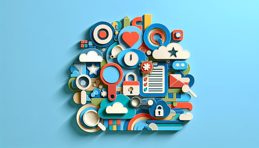 Paper art illustration depicting a deviation request form for FormCreatorAI article.