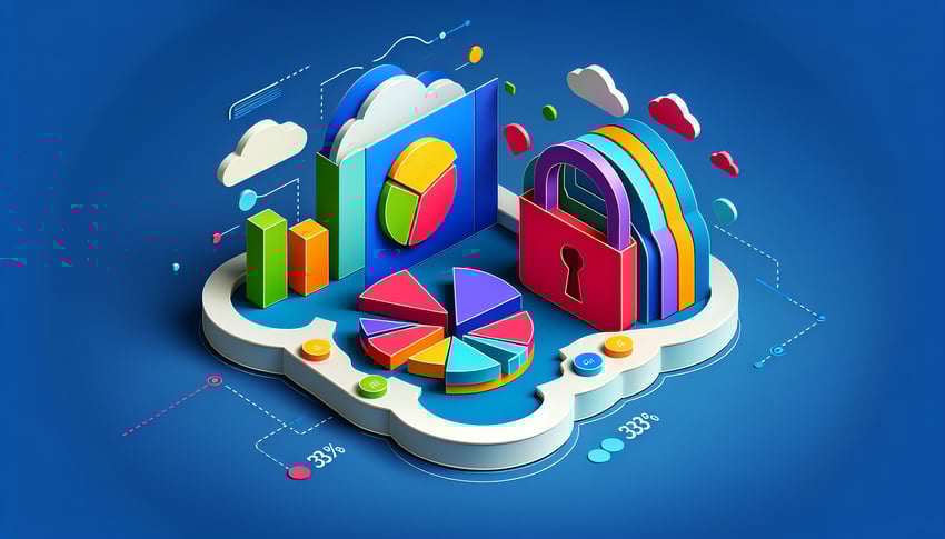 Paper art illustration depicting a data request form template for FormCreatorAI article