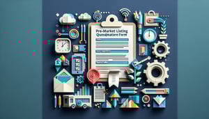 Paper art illustration about Pre-Market Listing Questionnaire Form Template FormCreatorAI