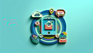 Paper art illustration depicting a parent contact form template designed for FormCreatorAI