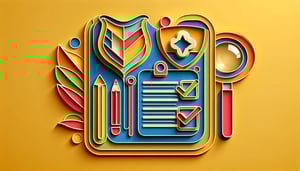 Paper art illustration depicting a special incident report form template for FormCreatorAI article