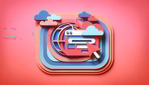 Paper art illustration depicting an online registration form design for FormCreatorAI article.