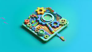 Paper art illustration depicting a defect inspection report form template for FormCreatorAI article