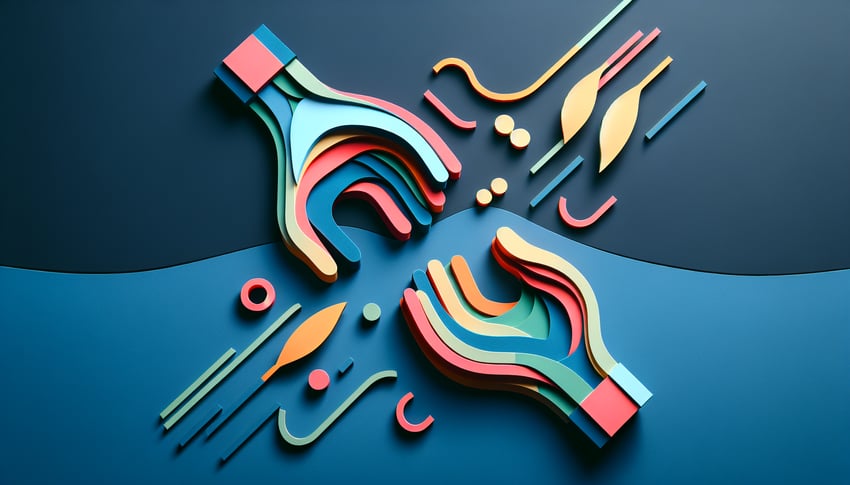 Paper art illustration related to next of kin form template for FormCreatorAI article