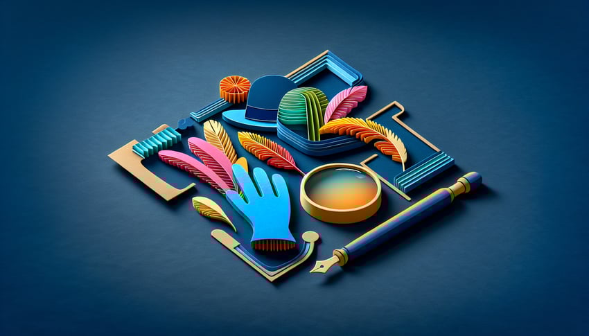 Paper art illustration depicting a signature verification form for FormCreatorAI article