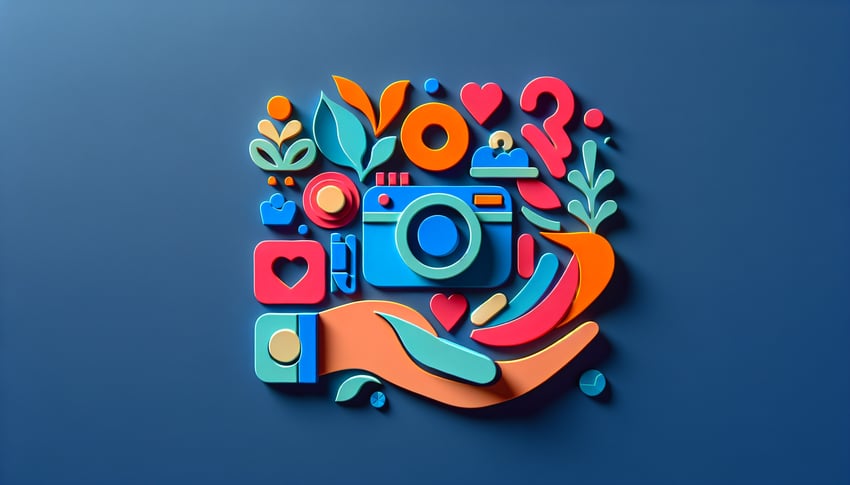 Paper art illustration featuring a photo release form for minors, highlighting key sections for completion and signature.