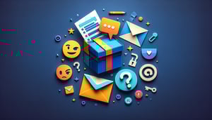 Paper art illustration featuring a decorative questionnaire form for Secret Pal activities