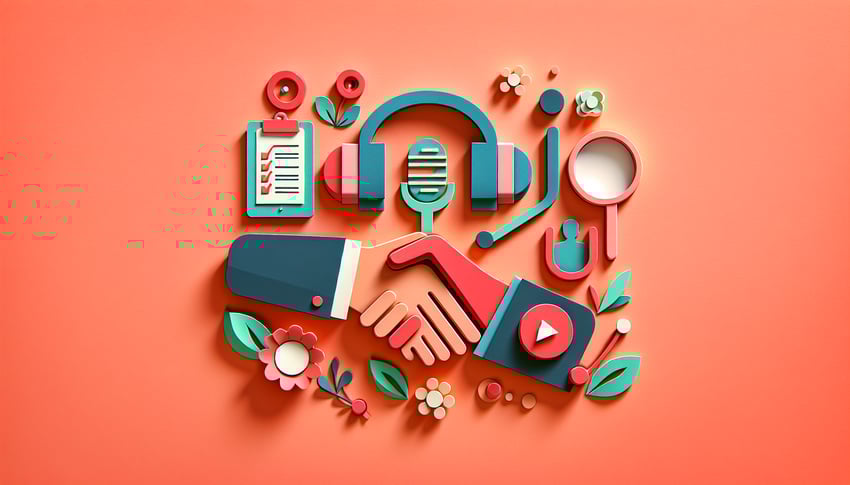 Paper art illustration showcasing a simple white job application form template with responsive design elements