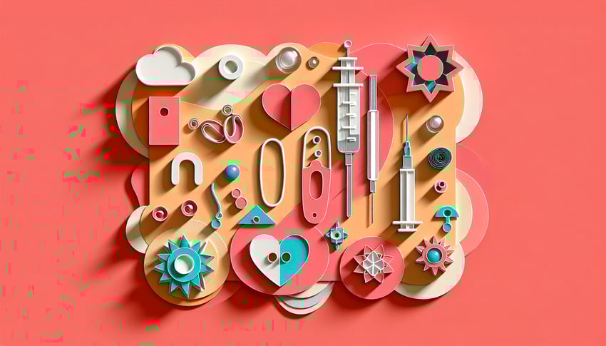 Paper art illustration related to minor piercing consent form template for FormCreatorAI article