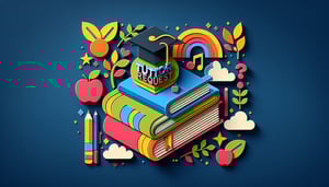 Paper art illustration representing a tutor request form for FormCreatorAI article