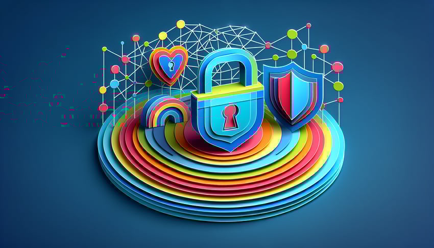 Paper art illustration depicting a cyber attack report form for CrowdStrike and FormCreatorAI.