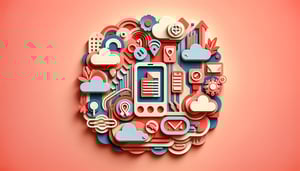 Paper art illustration depicting a prior authorization form template for FormCreatorAI article.