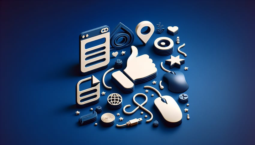 Paper art illustration depicting a website client feedback form for FormCreatorAI article