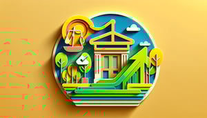 Paper art illustration featuring a credit repair consultation form with decorative elements for an informative article.