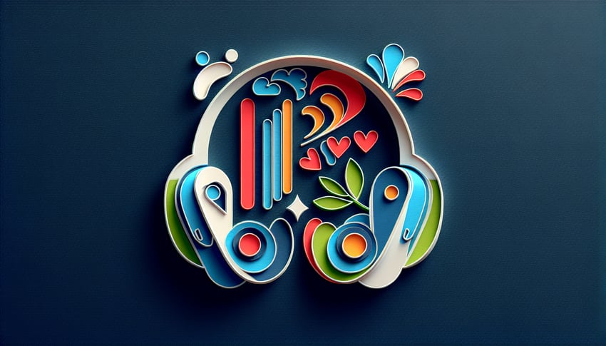 Paper art illustration depicting a noise complaint petition form for FormCreatorAI article