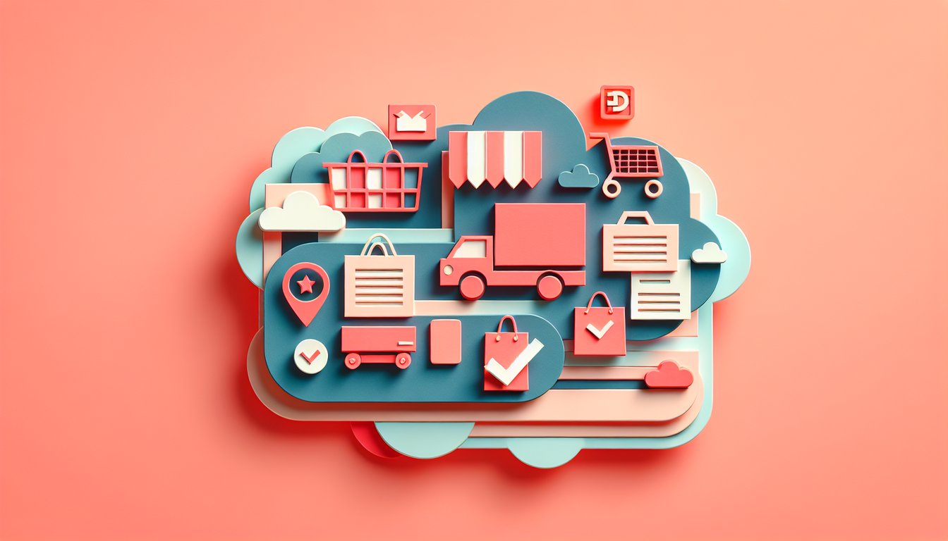 Paper art illustration depicting an order confirmation form for FormCreatorAI article