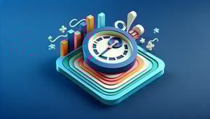 Paper art illustration representing a weekly status report template for FormCreatorAI article