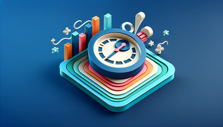 Paper art illustration representing a weekly status report template for FormCreatorAI article