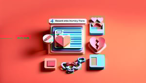 Paper art illustration depicting a Step 4 resentments inventory form template for FormCreatorAI article