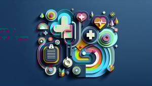 paper art illustration for medical record release form template and FormCreatorAI article