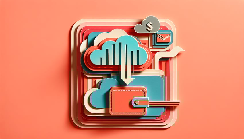 Paper art illustration showcasing a payment receipt upload form template for FormCreatorAI article