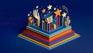 Paper art illustration related to Self Nomination Form Template and FormCreatorAI concepts