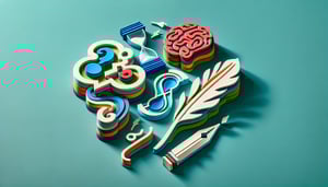 paper art illustration featuring Proust Questionnaire elements for FormCreatorAI article