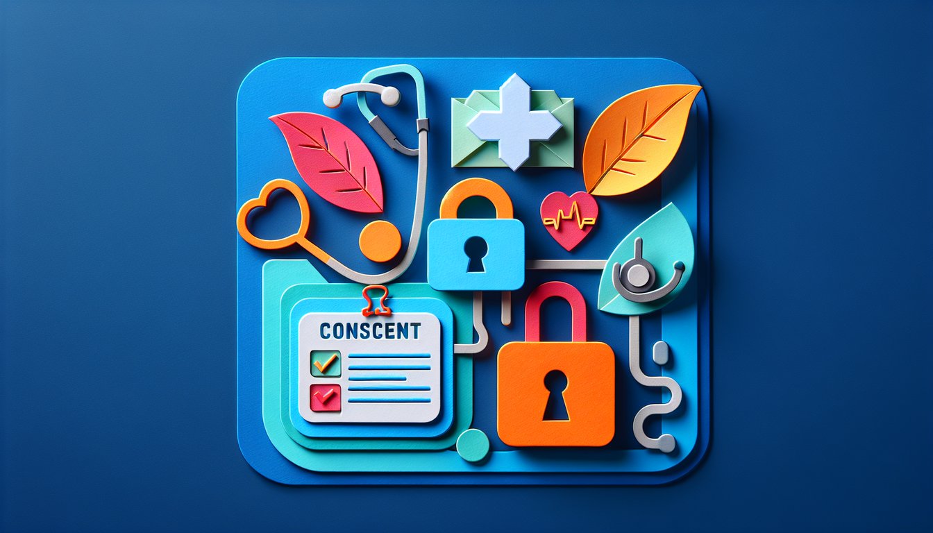 Paper art illustration related to Medicare Consent Release Form Template and FormCreatorAI