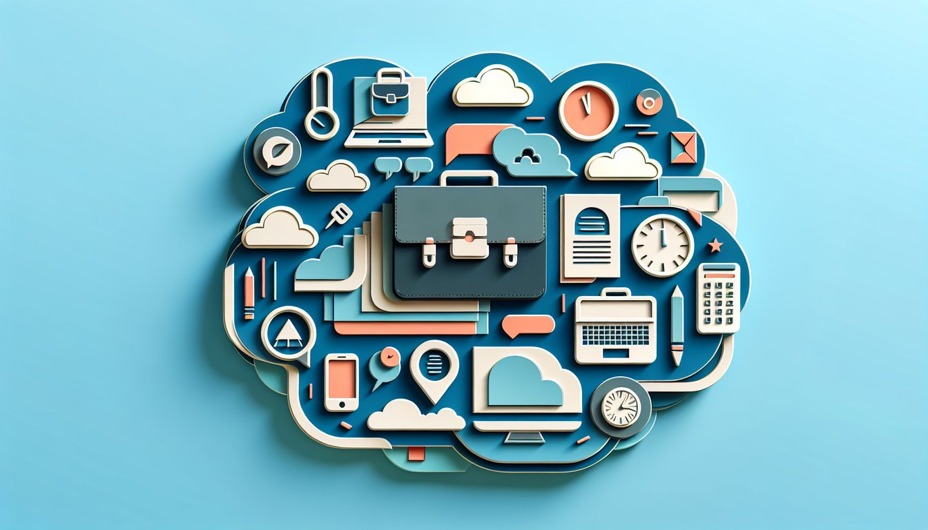 Paper art illustration depicting a custom form template design for FormCreatorAI article
