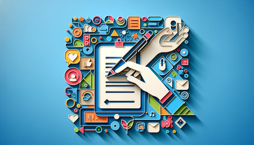 paper art illustration related to SDC application form template and FormCreatorAI