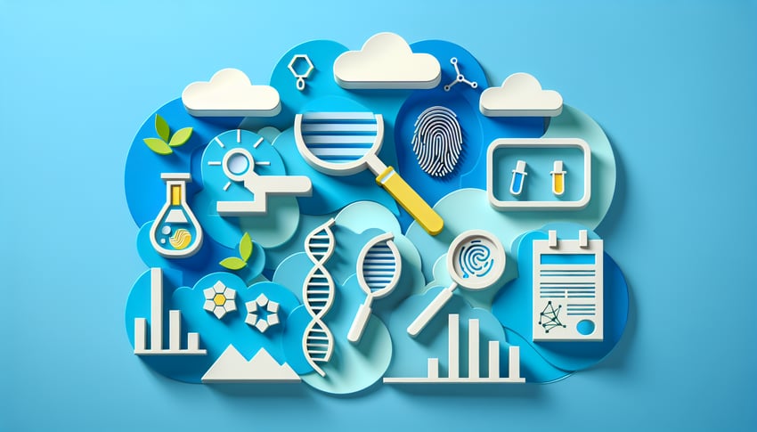 Paper art illustration showcasing a CSI form template design for FormCreatorAI article