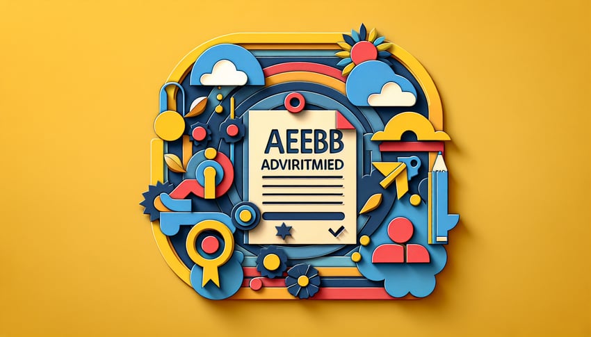 Paper art illustration related to job advertisement request form template for FormCreatorAI article