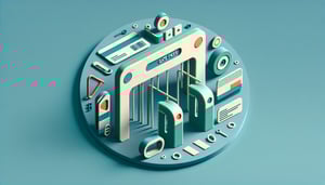 Paper art illustration depicting a gate pass form template for FormCreatorAI article