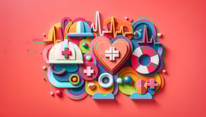 Paper art illustration depicting CPR training form template for FormCreatorAI article