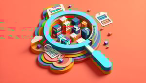 Paper art illustration representing a wholesale inquiry form template concept for FormCreatorAI article