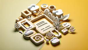 Paper art illustration depicting a client intake form for FormCreatorAI article