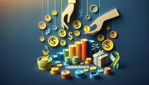 Paper art illustration representing an opt-out fundraiser form template for FormCreatorAI article