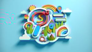paper art illustration depicting an SEO client questionnaire form with checkboxes and text fields on a colorful background