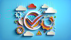 Paper art illustration representing a Non Conformity Report Form template for FormCreatorAI article