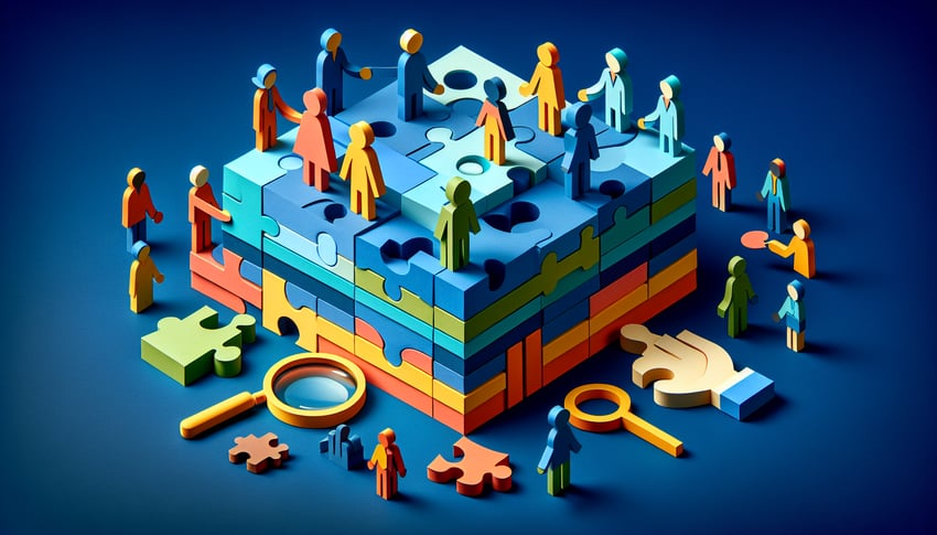 Paper art illustration features a members joining form template design with creative elements and vibrant colors.