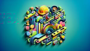 Paper art illustration representing a construction estimate form template for FormCreatorAI article