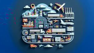 Paper art illustration featuring a carrier packet form template for FormCreatorAI article