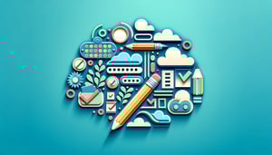 Paper art illustration showing an answer sheet form design for FormCreatorAI article