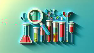 Paper art illustration depicting a urine drug screen form for a FormCreatorAI article.