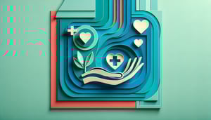 Paper art illustration depicting a domestic violence survey form with various sections and prompts for responses.