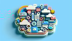 Paper art illustration related to case conceptualisation form template and FormCreatorAI article